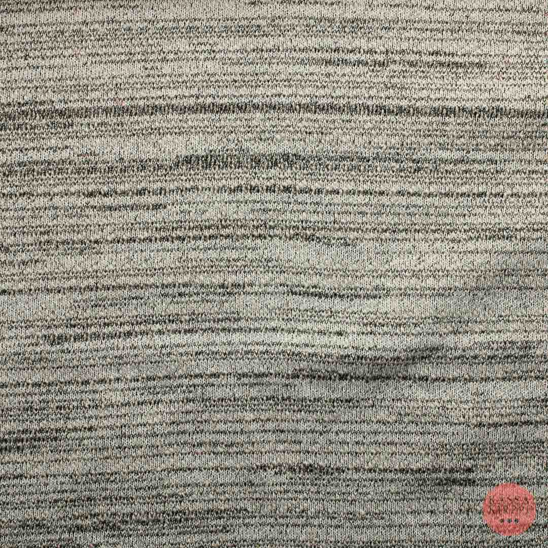 Vaaleanpuna-harmaa Kuviollinen Neulos - Pala