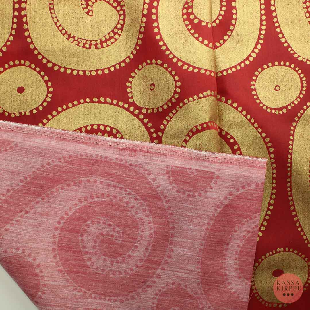 Vallila Puna-kultainen Puuvilla - Pala