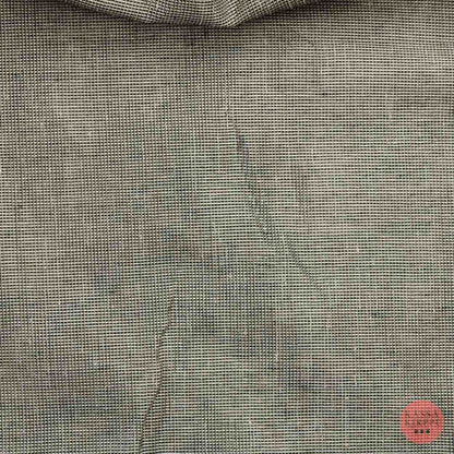 Tummanharmaa Hopeanhohtoinen Valoverhokangas - Pala