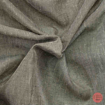 Tummanharmaa Hopeanhohtoinen Valoverhokangas - Pala