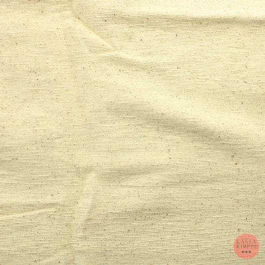 Luonnonvalkoinen Pippuroitu Paksu  Puuvilla - Pala