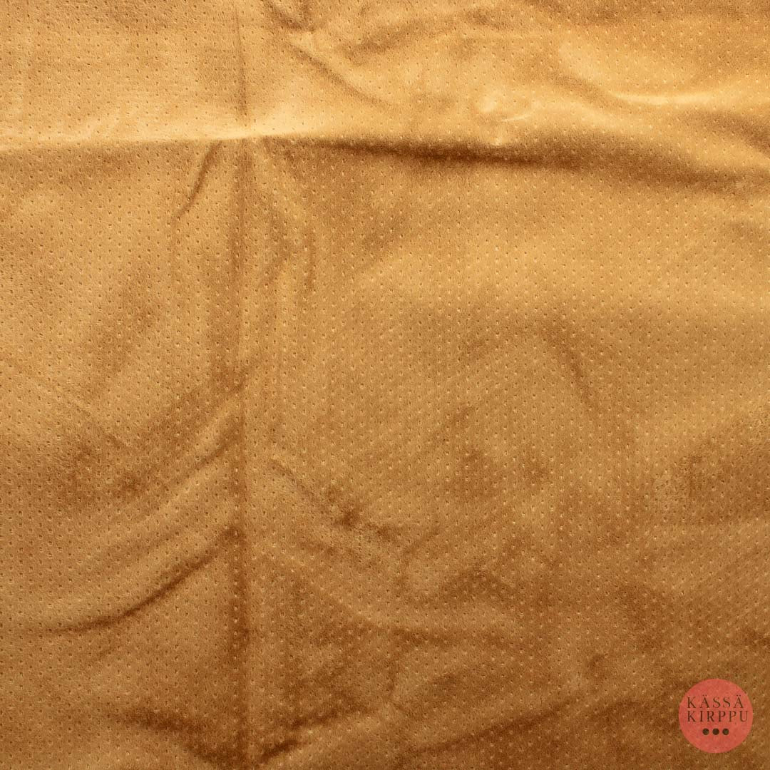 Ruskea Samettipintainen Sisustuskangas - Pala