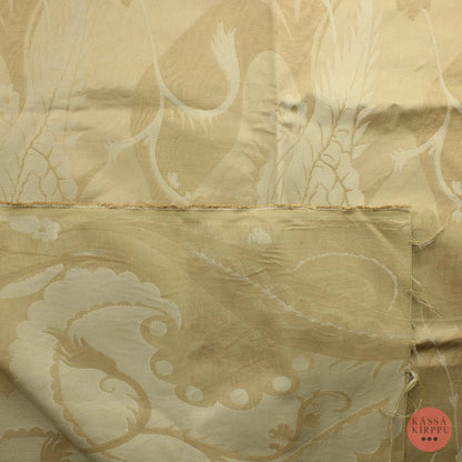 Beige Kukkaköynnös Sisustuskangas - Pala