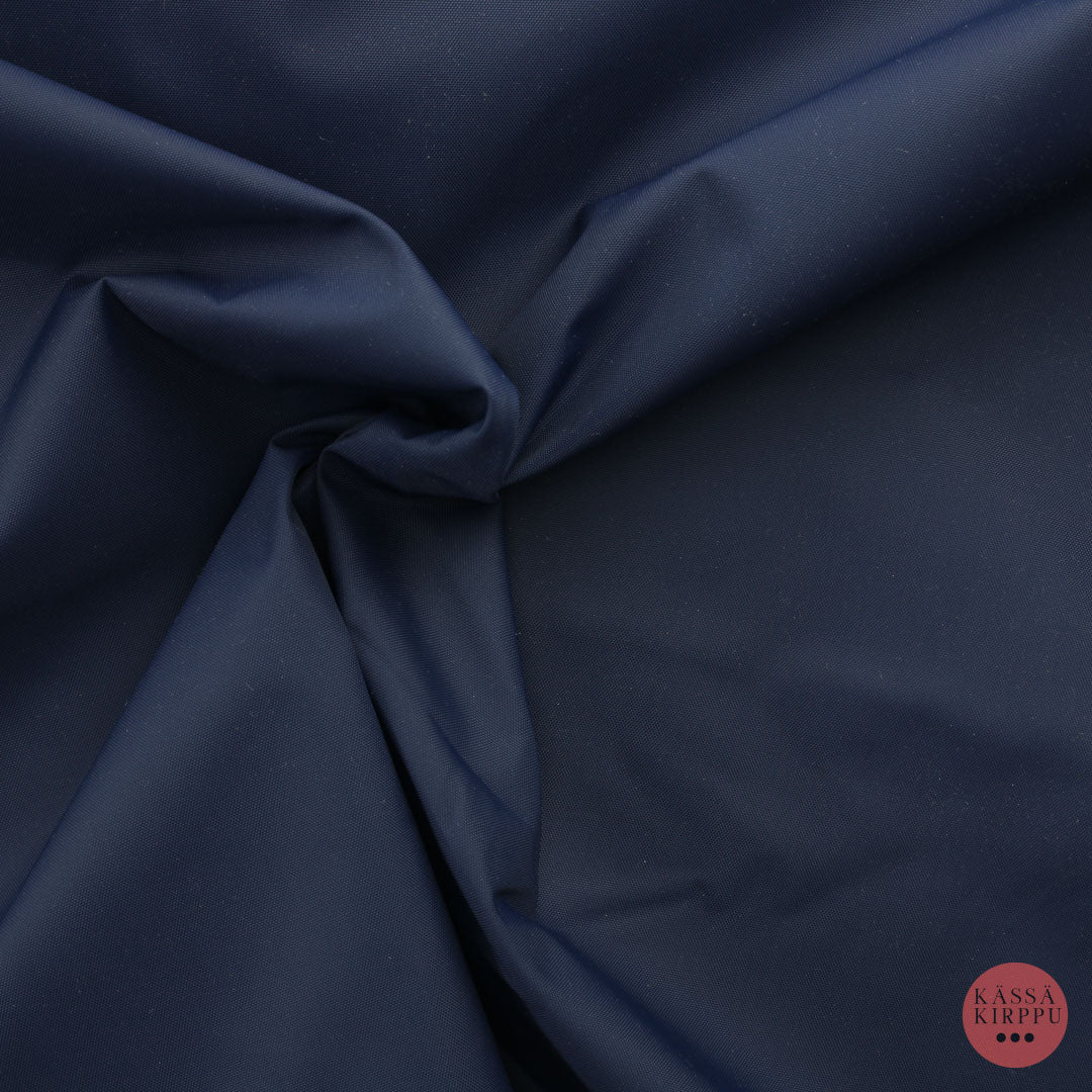 Tummansininen veden- ja tuulenpitävä kangas - Mittamyynti