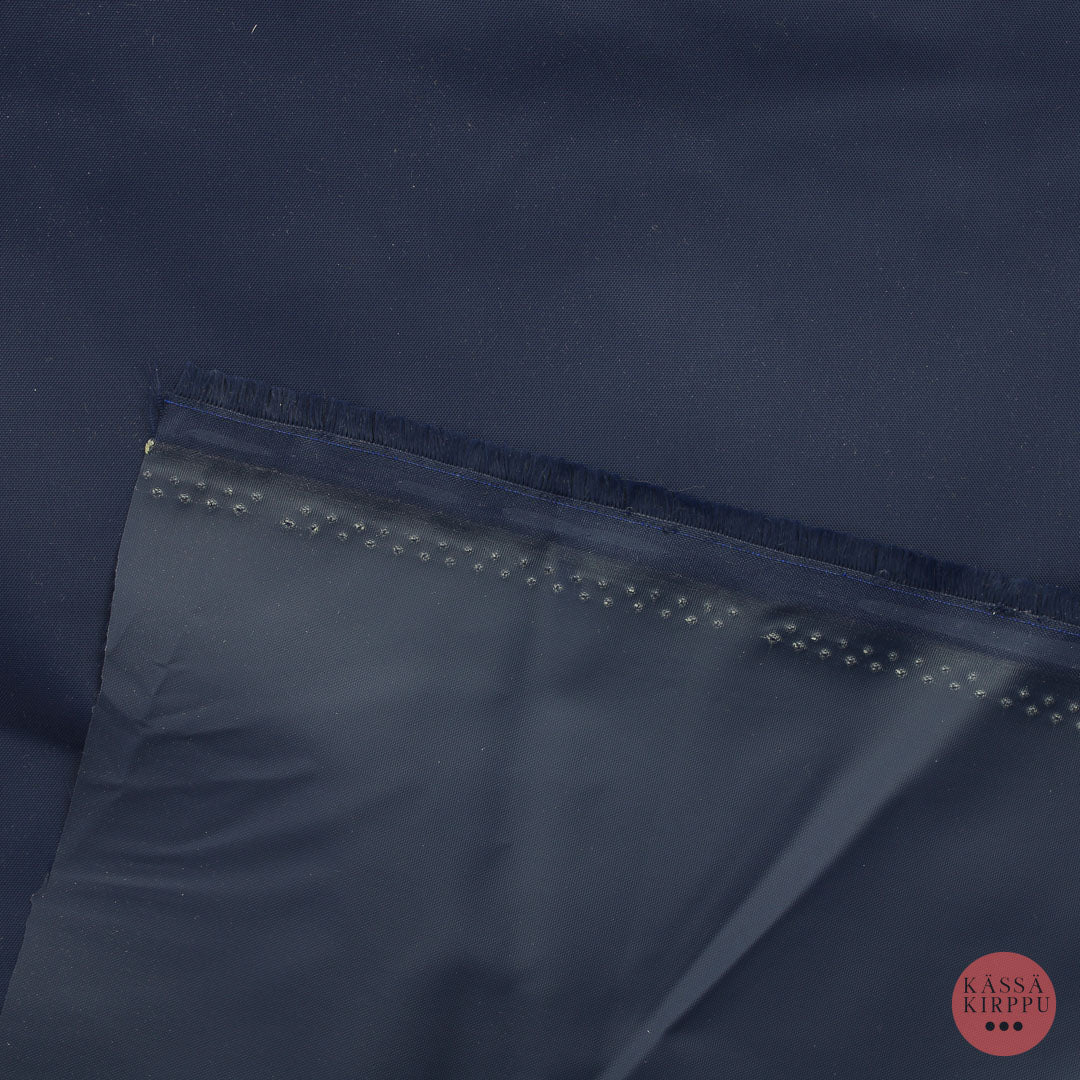 Tummansininen veden- ja tuulenpitävä kangas - Mittamyynti