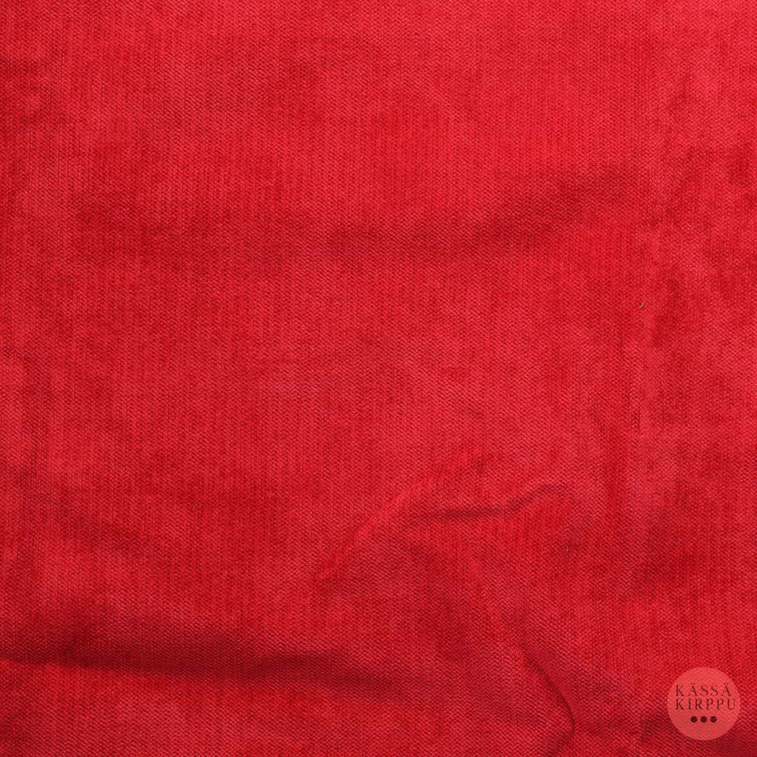 Punainen Mokkamainen Pinnoitettu Sisustuskangas - Pala