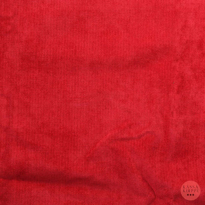 Punainen Mokkamainen Pinnoitettu Sisustuskangas - Pala
