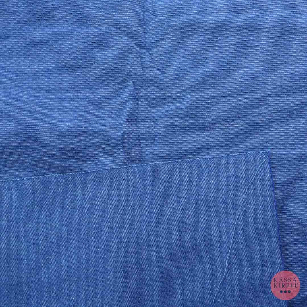 Meleerattu Kirkkaansininen Verhokangas - Pala