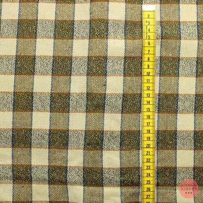 Vintage Ruudullinnen Villakangas - Pala