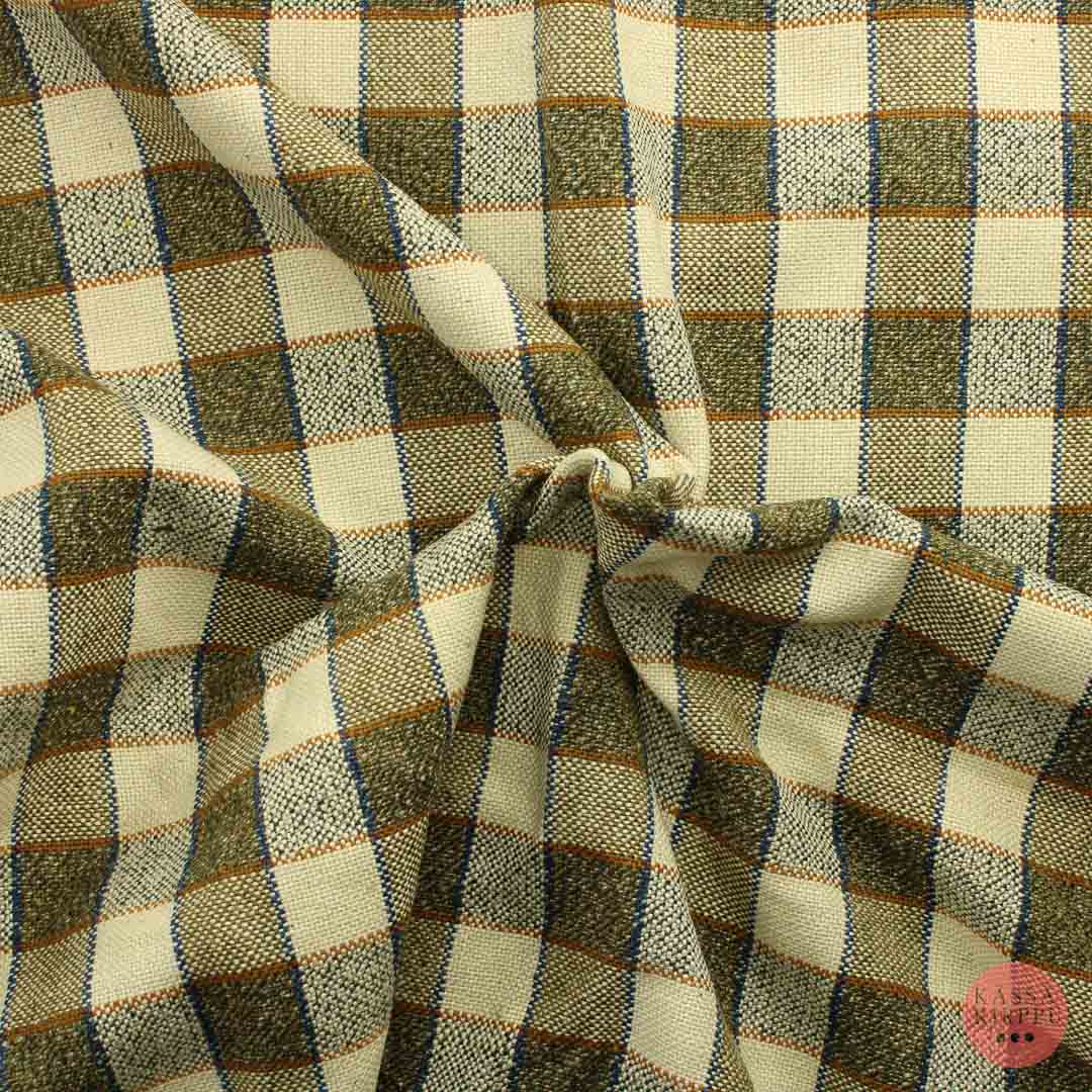 Vintage Ruudullinnen Villakangas - Pala