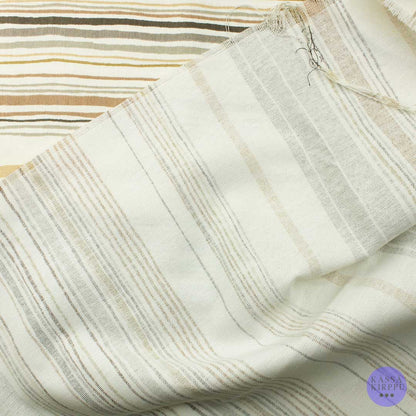 Vertically striped Cotton - Piece