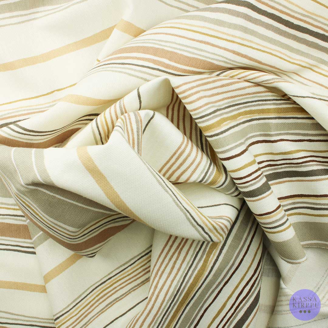 Vertically striped Cotton - Piece