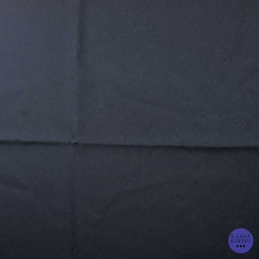 Dark Blue Wool Fabric - Piece