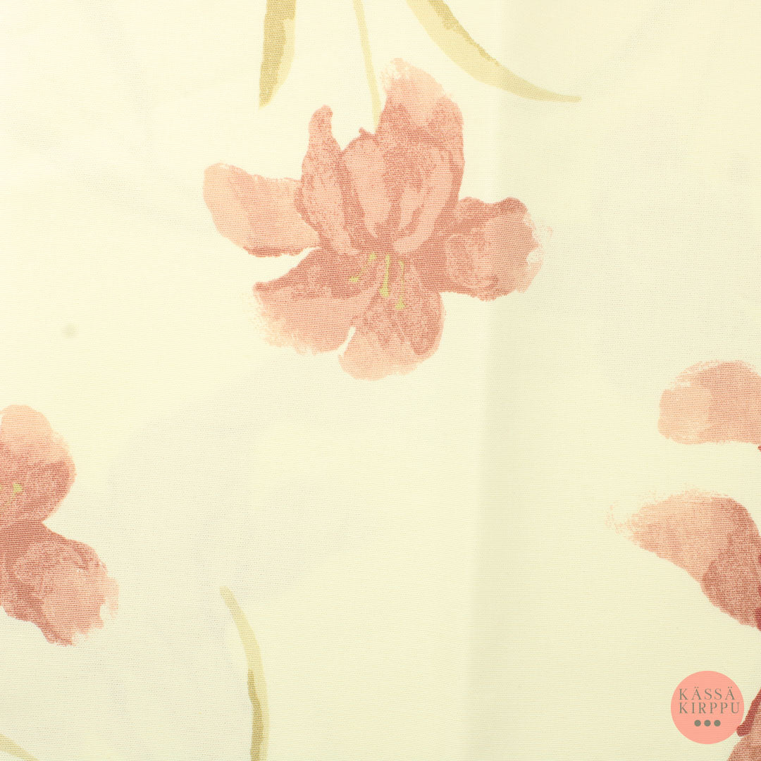 Pink Flowers Cotton - Piece package