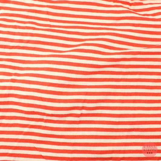 Red-white Striped Knitwear - Piece