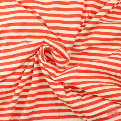 Red-white Striped Knitwear - Piece