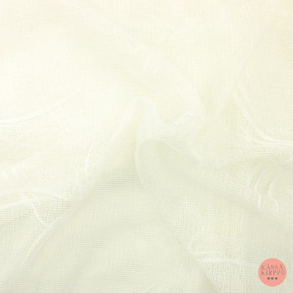 White lace light curtain - Piece