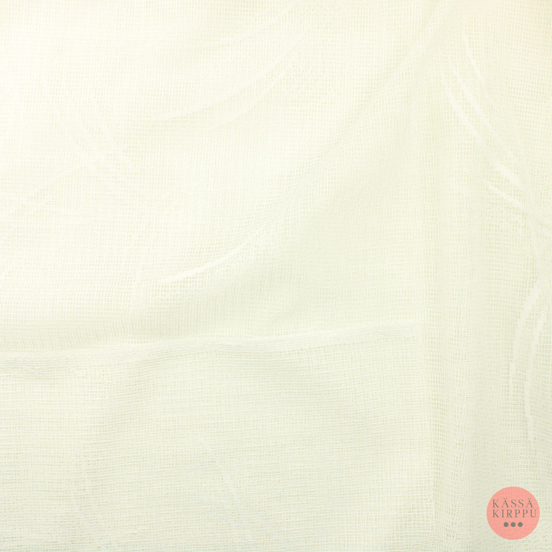 White lace light curtain - Piece