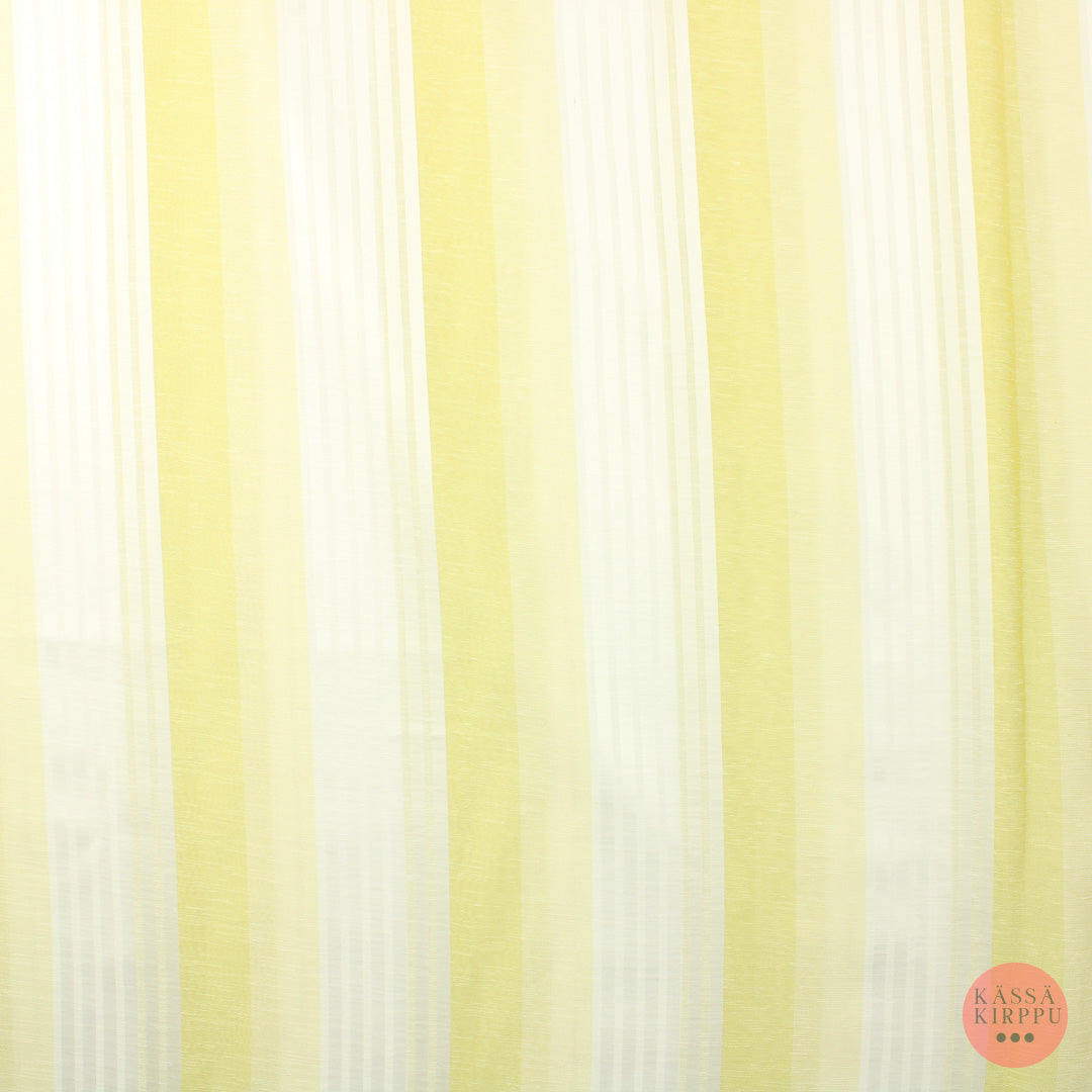 Vertical striped light curtain fabric - Piece