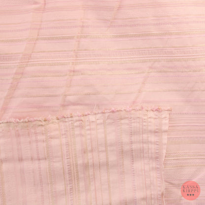 Voglia Vaaleanpunainen vaakaraitainen paitakangas - Mittamyynti