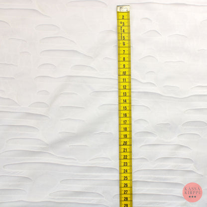 Voglia Valkoinen struktuuri Trikoo - Mittamyynti