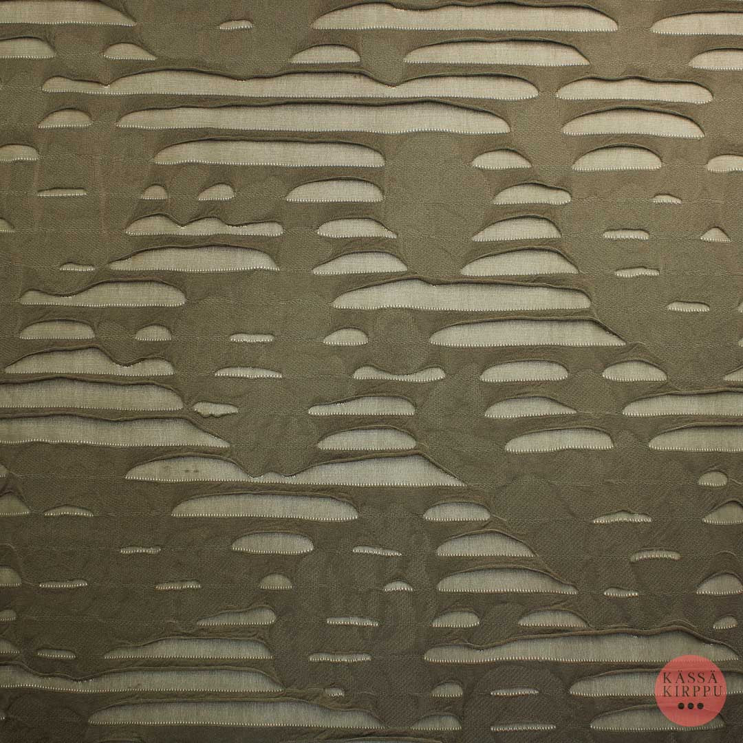 Voglia VIhertävän ruskea struktuuri Trikoo - Mittamyynti