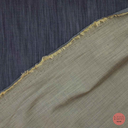 Voglia sininen pystysuuntaan meleerattu ohut Farkkukangas 8 - Mittamyynti