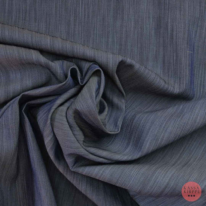 Voglia sininen pystysuuntaan meleerattu ohut Farkkukangas 8 - Mittamyynti