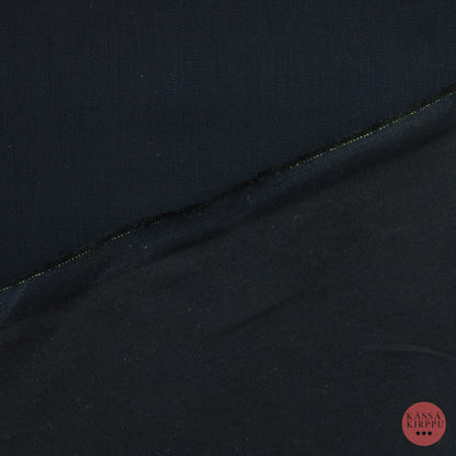 Voglia mustansininen joustava Farkkukangas 9 - Mittamyynti