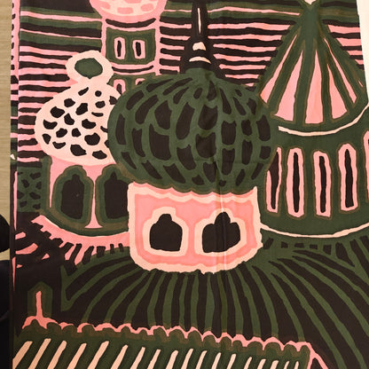 Marimekko Katsuji Wakisaka "Kumiseva" Vintage Puuvilla - Pala