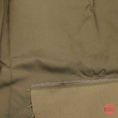 Brown Thick Synthetic Fiber Fabric - Piece