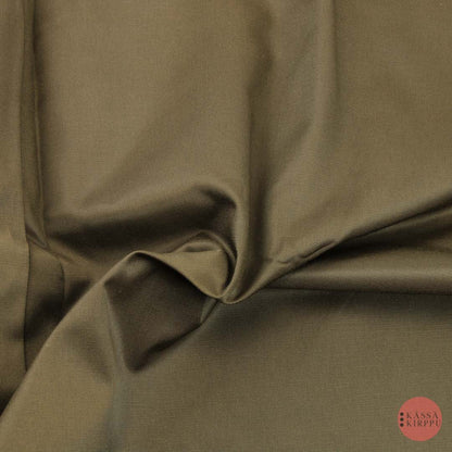 Brown Thick Synthetic Fiber Fabric - Piece