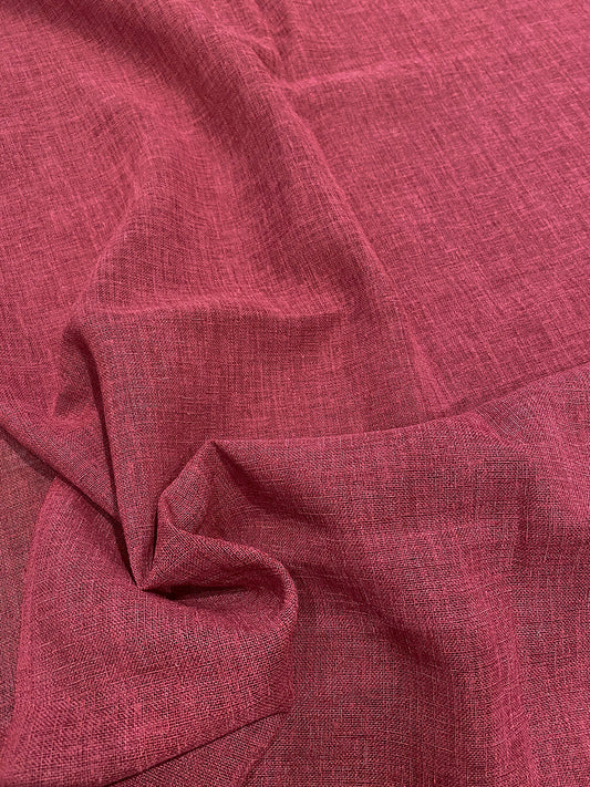 Marjapuuronpunainen verhokangaspala - 1