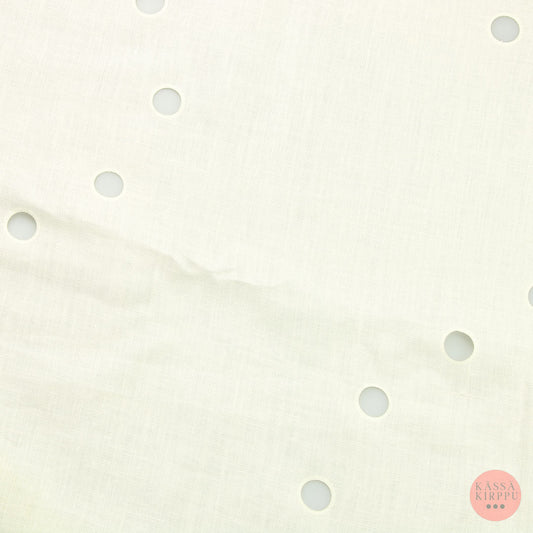 White Linen Curtain Fabric - Piece