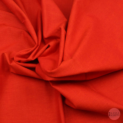 Red Orange Curtain - Piece