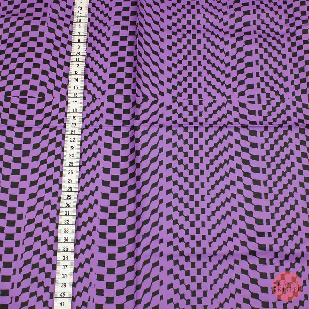 Purple Synthetic Fiber Fabric - Piece