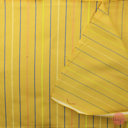 Rare Vertical Stripes Cotton Blend - Piece