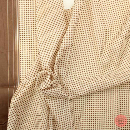 Patterned Brown Thin Cotton - Piece
