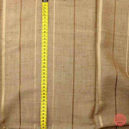 Brown Vertical Striped Decor Fabric - Piece