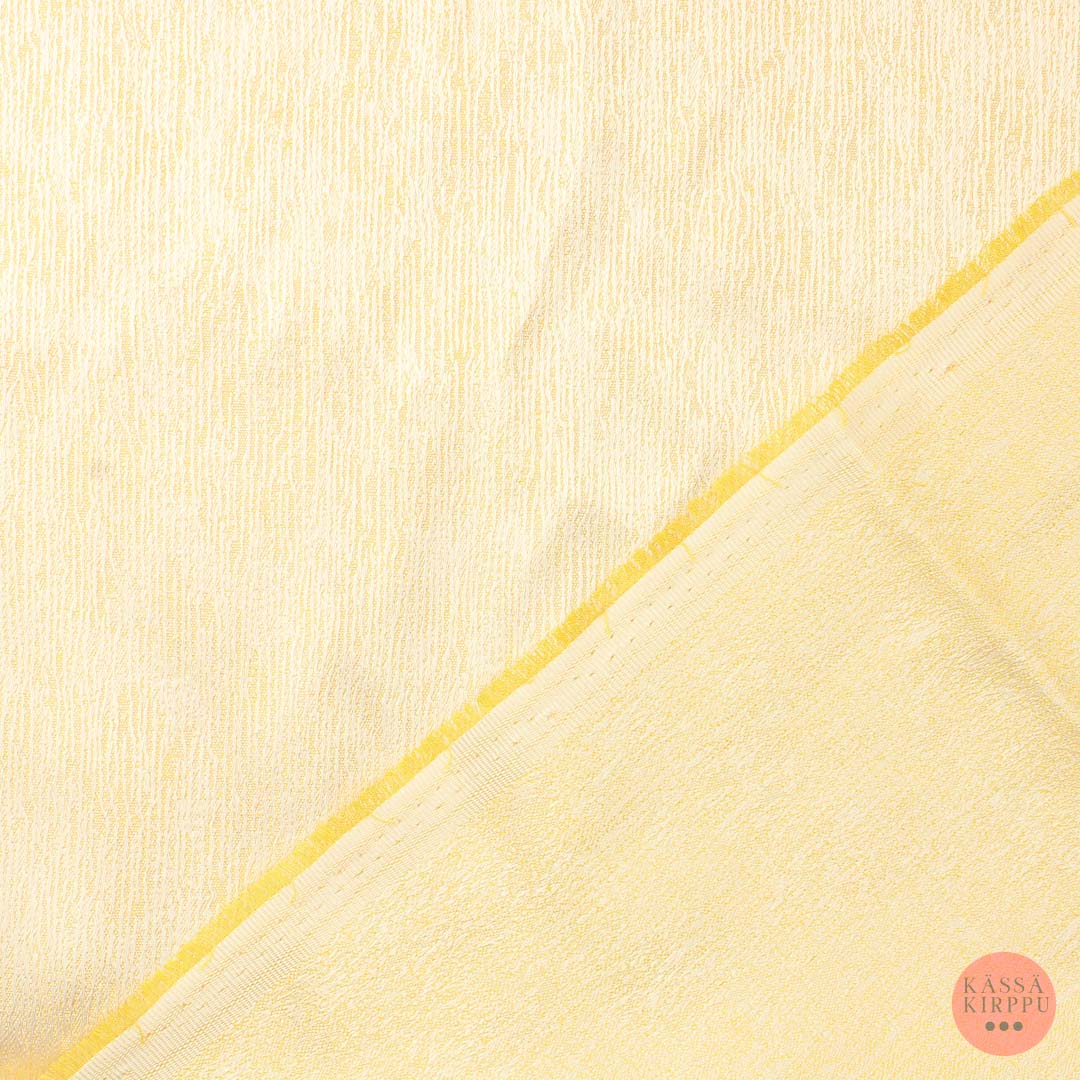 Yellow and White Synthetic Fiber - Piece