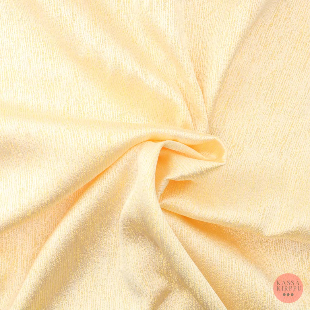 Yellow and White Synthetic Fiber - Piece