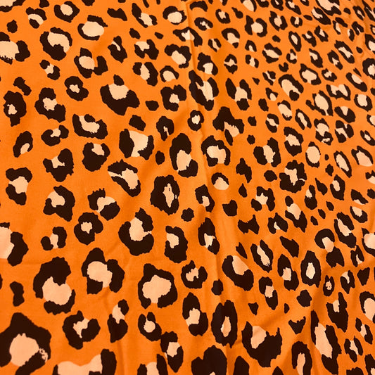 Nappinjan leopardi lycra, lämmin, murrettu oranssi - 1