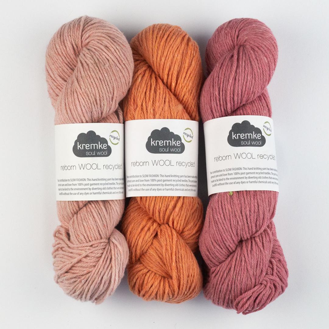 Reborn Wool Recycled - 10 - Red wine