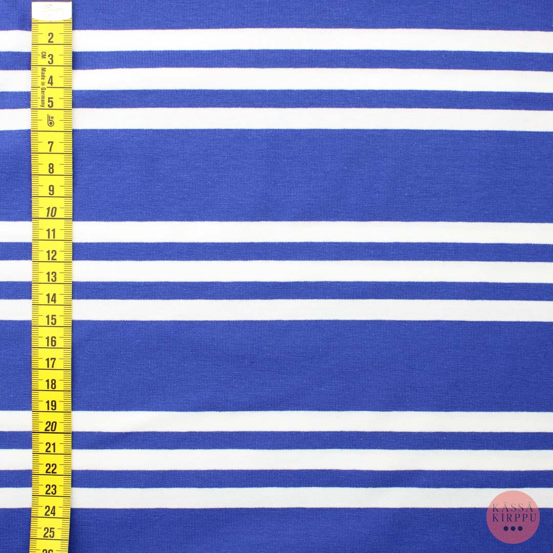 Blue 3-stripe Trikoo - Made to measure