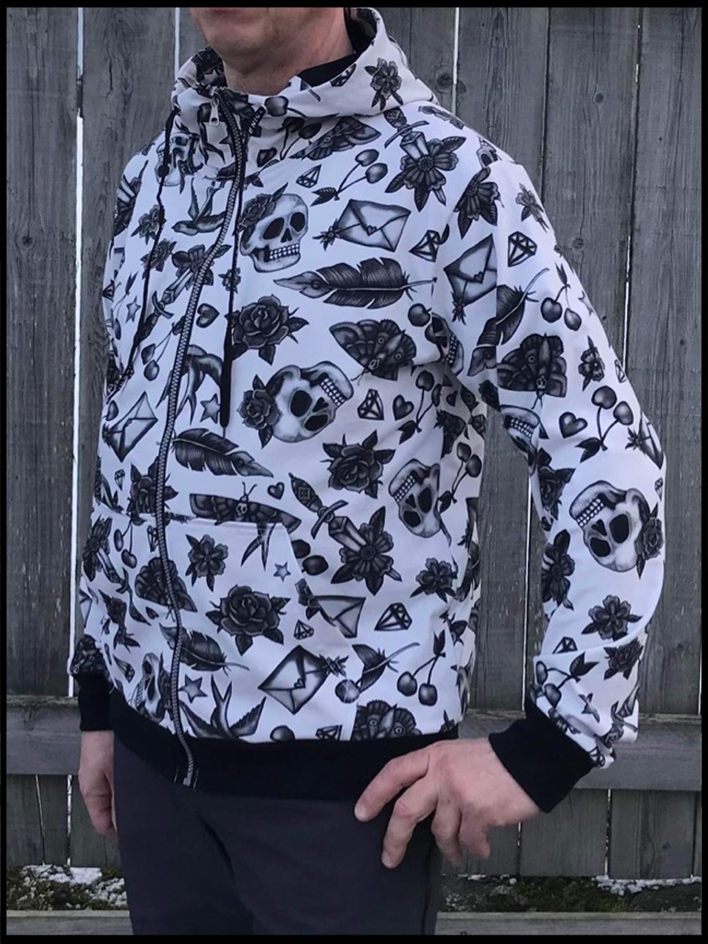 Hiillos - Men's sweatshirt/hoodie - Paper pattern