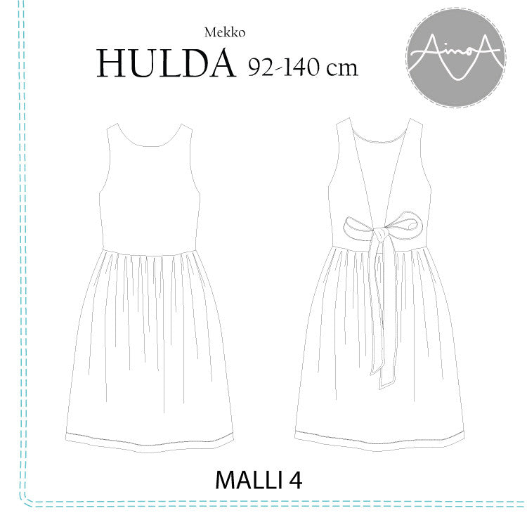 Hulda Dress - Paper pattern