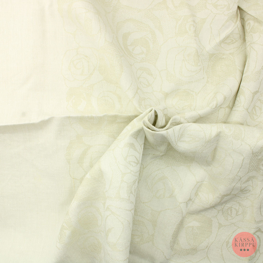 Rose-patterned Linen Tablecloth - Piece