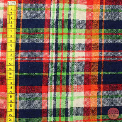 Checkered Colorful Wool Blend - Piece