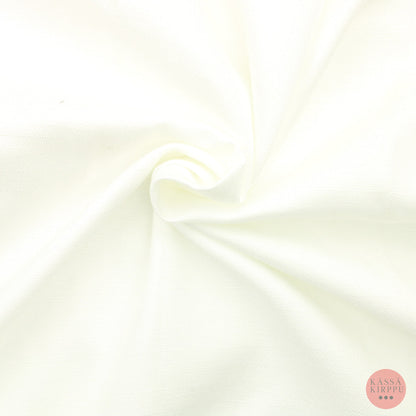 White Decorative Fabric with Glossy Surface - Piece