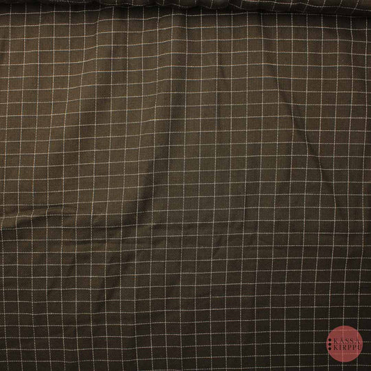 Checkered Brown Interior Fabric - Made to measure